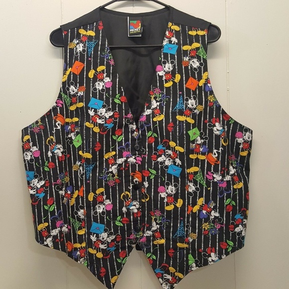 Mickey Unlimited 18W Vest Eiffel Tower Paris Minnie Retro Cosplay Costume‎ - Picture 1 of 4